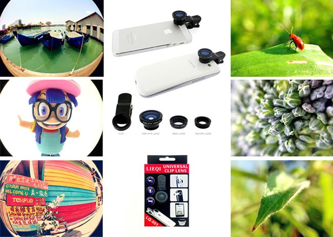 Portable Clip-on Universal Lens for Mobile Phone & Camera