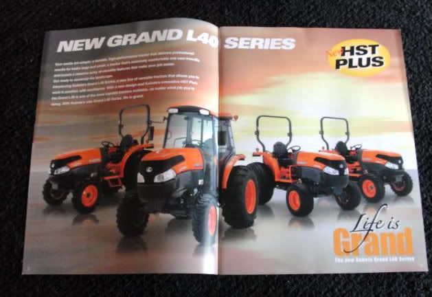 KUBOTA L3240 L3540 L3940 L4240 L4740 L5040 L5240 L5740 TRACTOR CATALOG