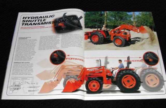 2005 KUBOTA M4900 M5700 M6800 M8200 M9000 TRACTOR CATALOG BROCHURE VERY