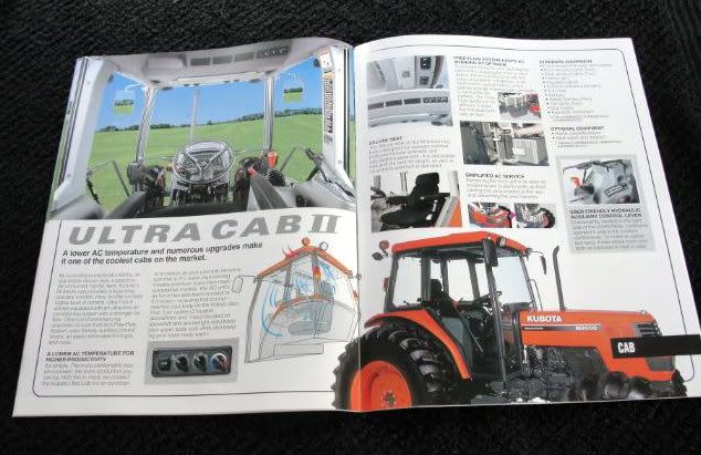 2005 KUBOTA M4900 M5700 M6800 M8200 M9000 TRACTOR CATALOG BROCHURE VERY