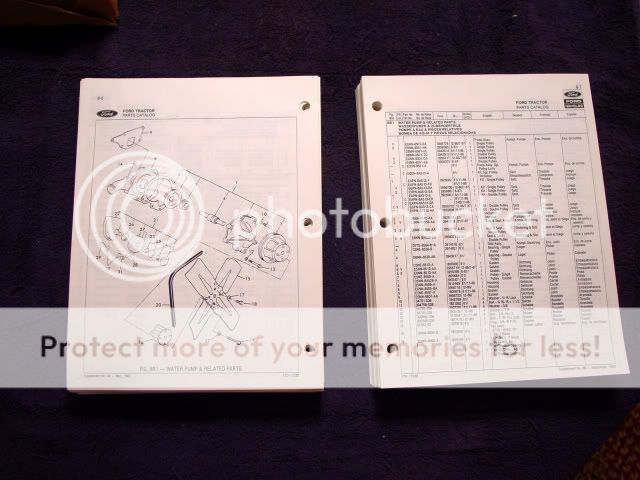 FORD 5610 5900 6610 6710 7610 7710 TRACTOR PARTS MANUAL  